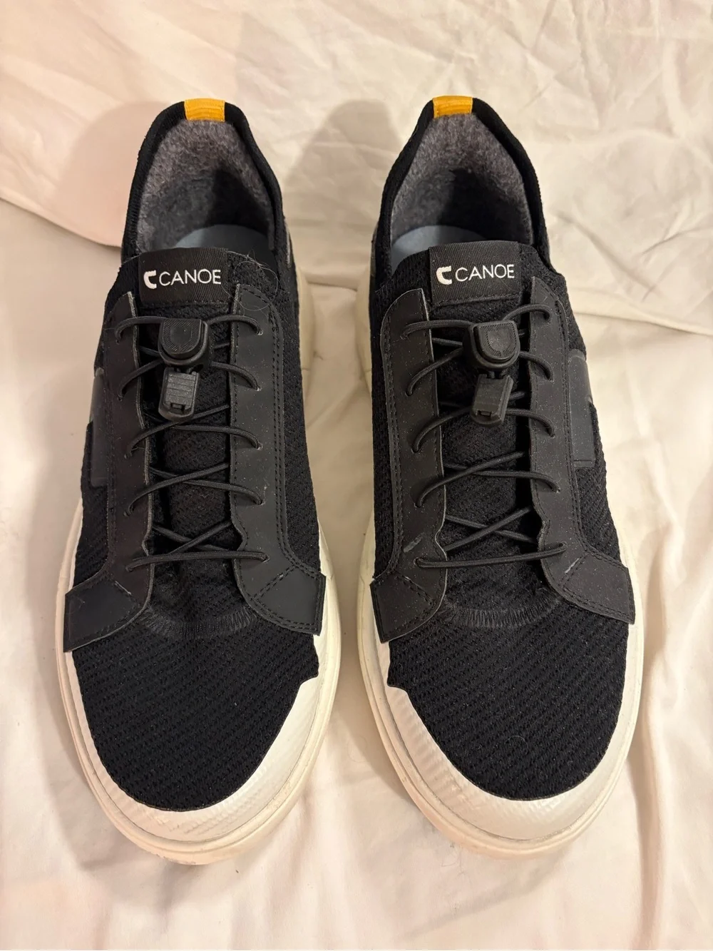 Canoe Horizon Raven Black Slip-On Sneakers — Men's Size 12 👟